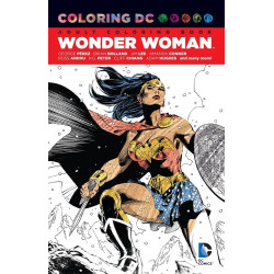 Coloring DC Wonder Woman