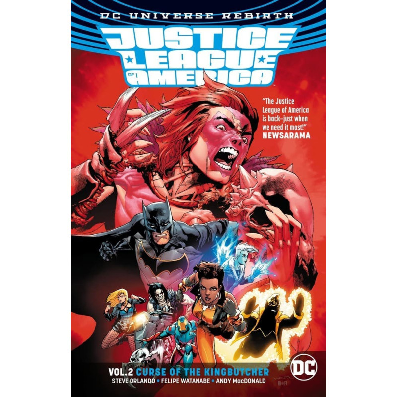 Justice League of America Vol. 2 Curse of the Kingbutcher Rebirth