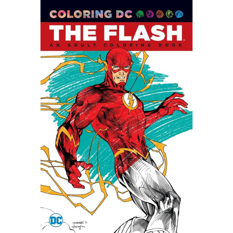 The Flash An Adult Coloring Book