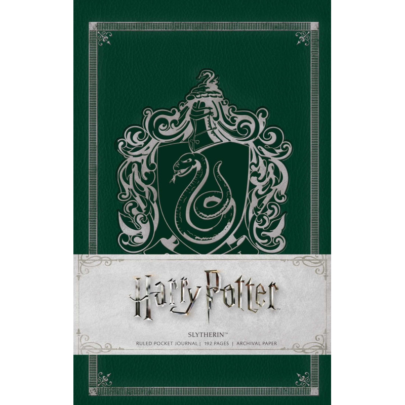 Harry Potter: Slytherin Ruled Pocket Journal- Insights Journals
