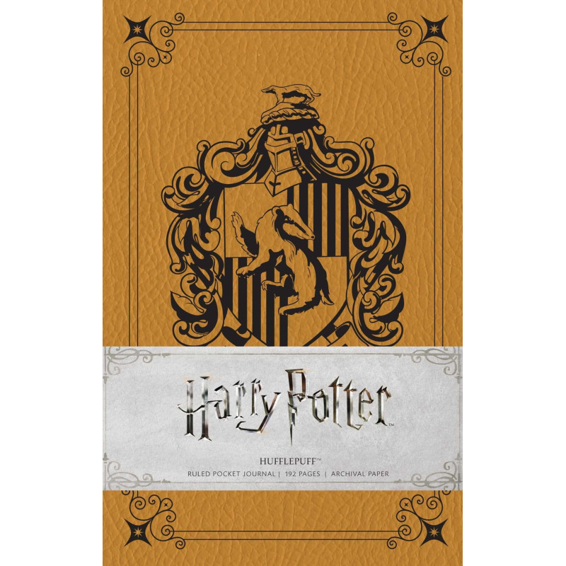 Harry Potter: Hufflepuff Ruled Pocket Journal - Insights Journals