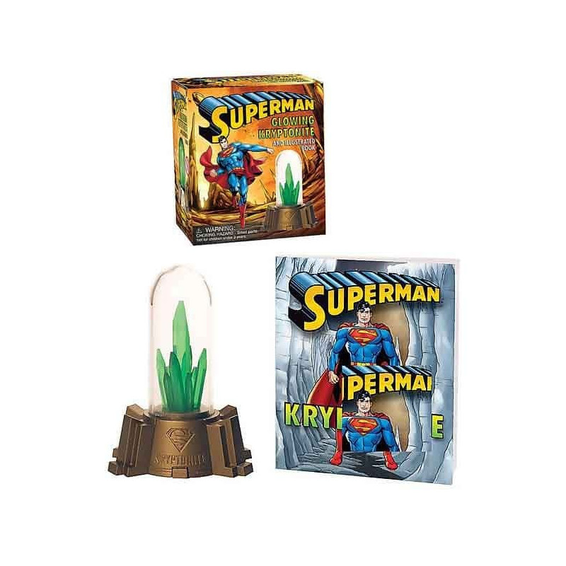 Superman: Glowing Kryptonite and Illustrated Book - RP Minis