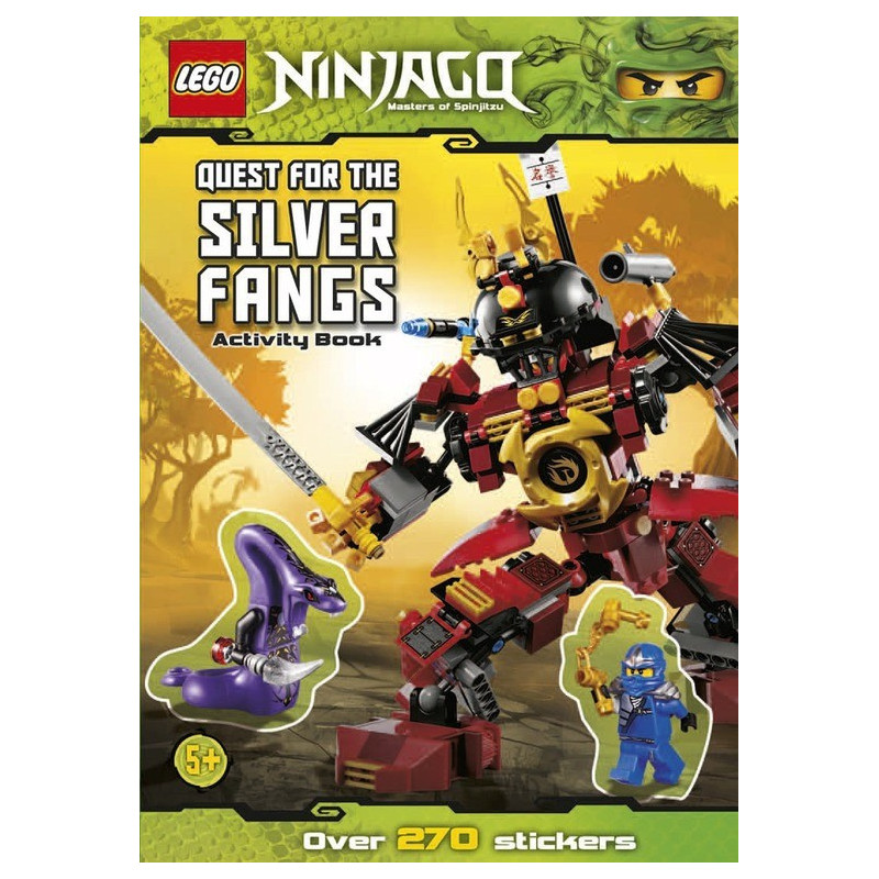 Lego Ninjago: Quest for the Silver Fangs Sticker Activity