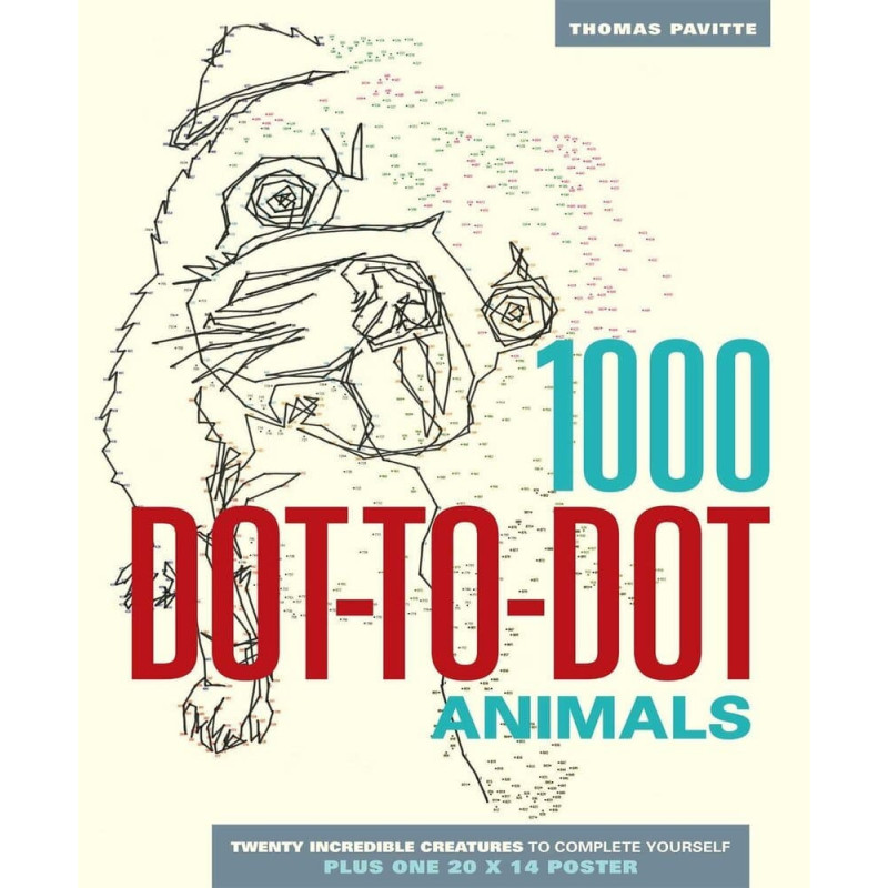 1000 dot to dot animals