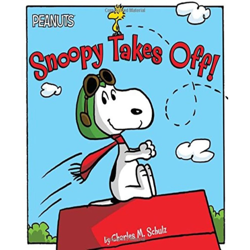 Snoopy takes off