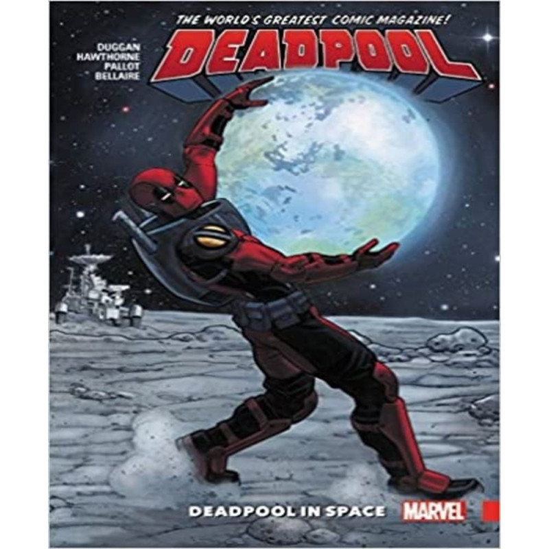 Comic Deadpool In Space
