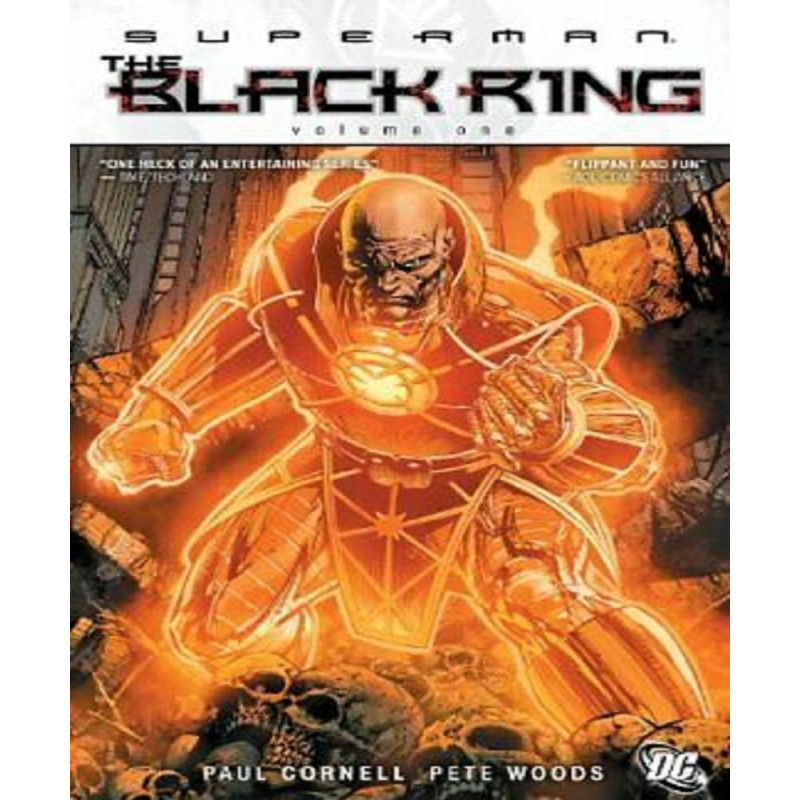 Comic Sm Black Ring