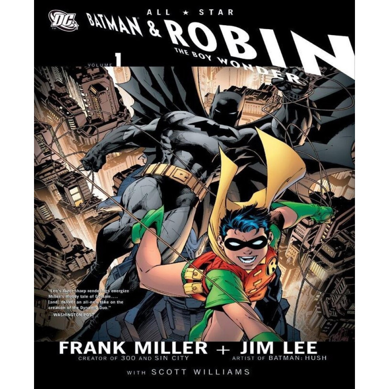 Comic All Star Batman And Robin Boy Wond